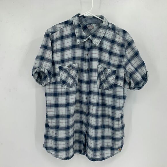 Carhartt S/S Button Front Plaid Shirt - Picture 2 of 8